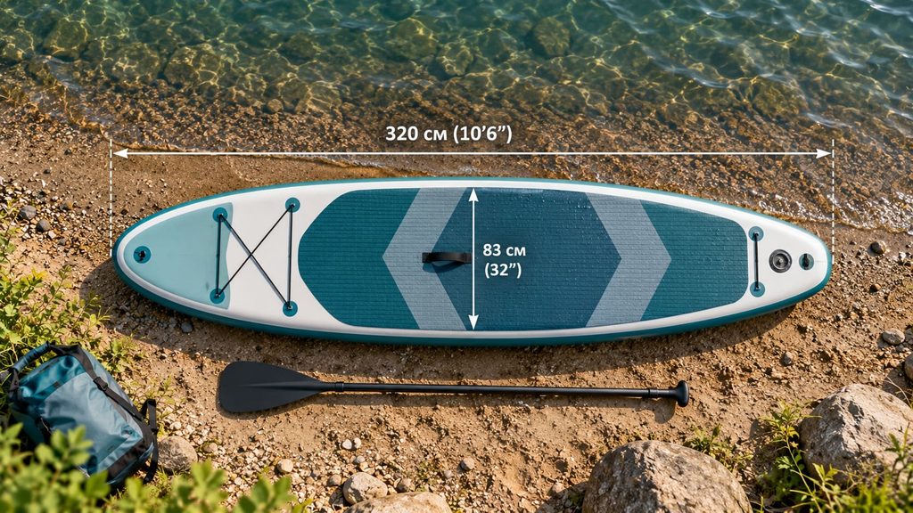 Як вибрати розмір SUP-дошки